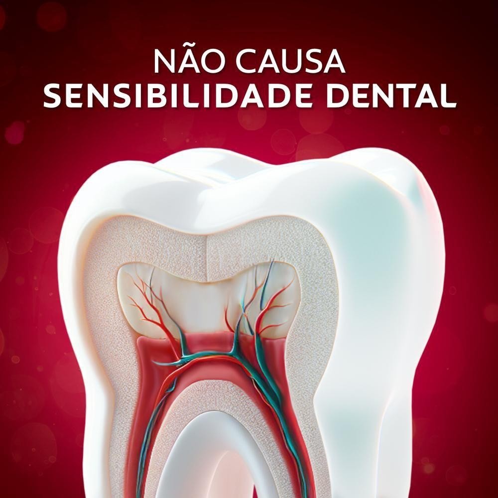 Não causa sensibilidade dental