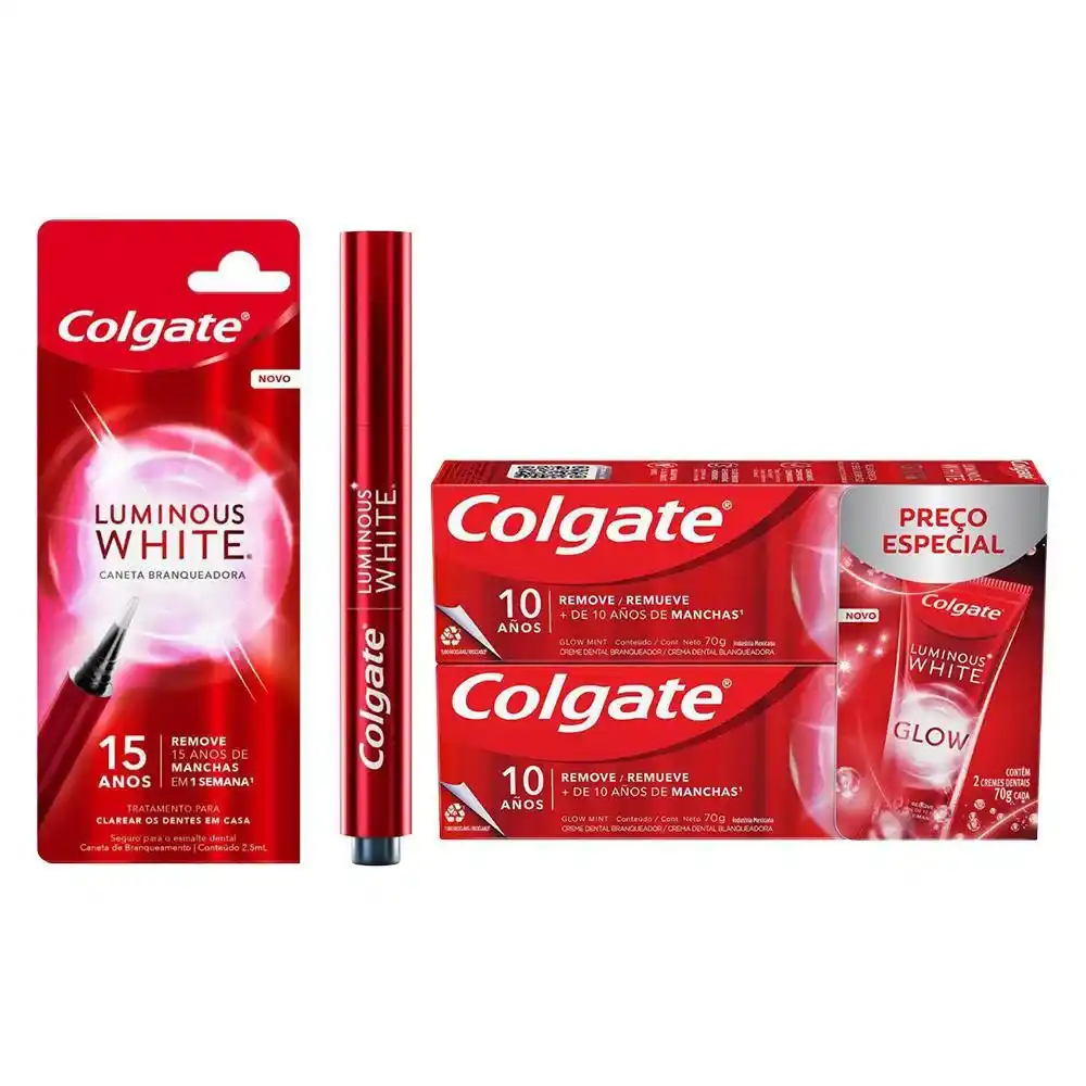 Colgate Luminous White Kit Teste