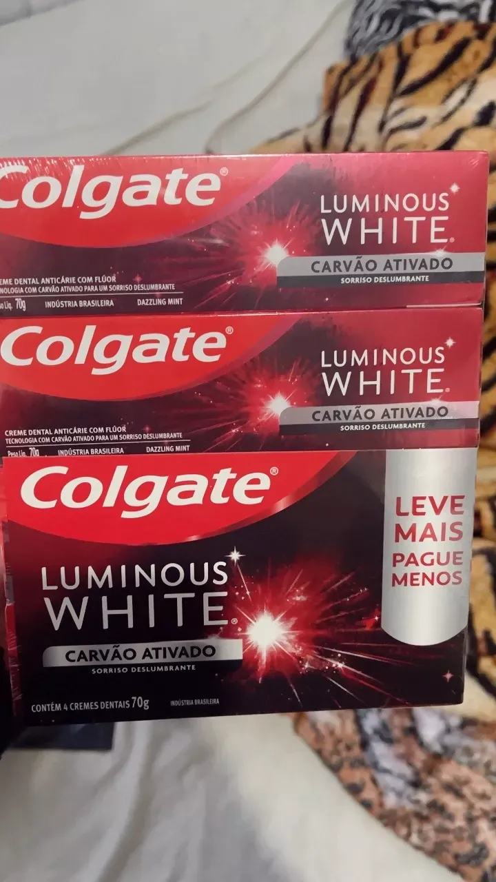 Kit promocional Colgate da cliente Patricia